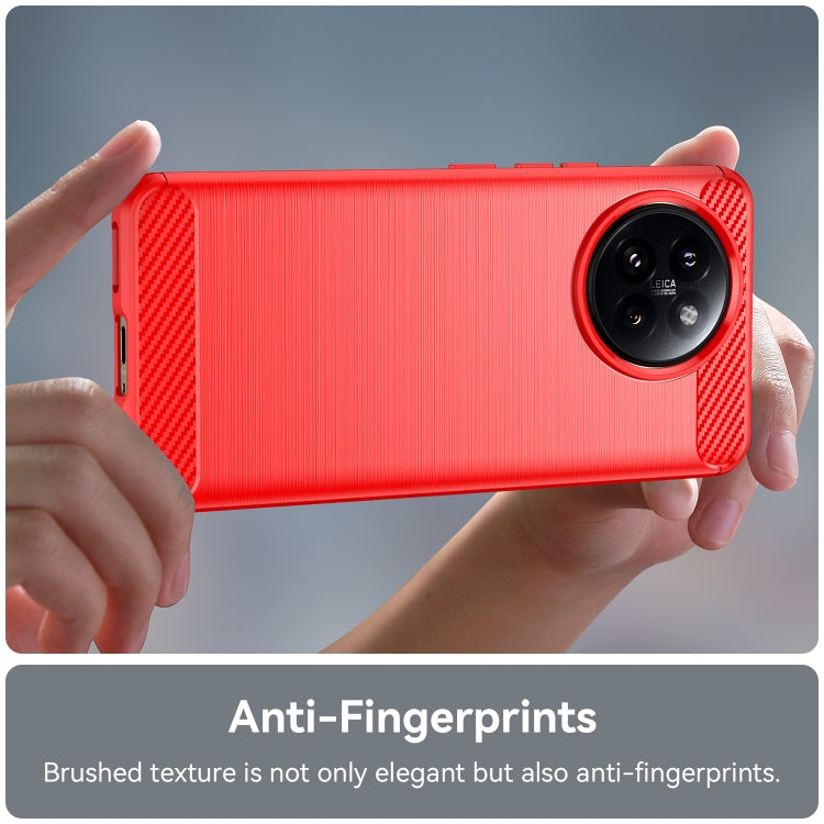 For Xiaomi Civi 4 Pro Carbon Fiber Brushed Texture TPU Phone Case