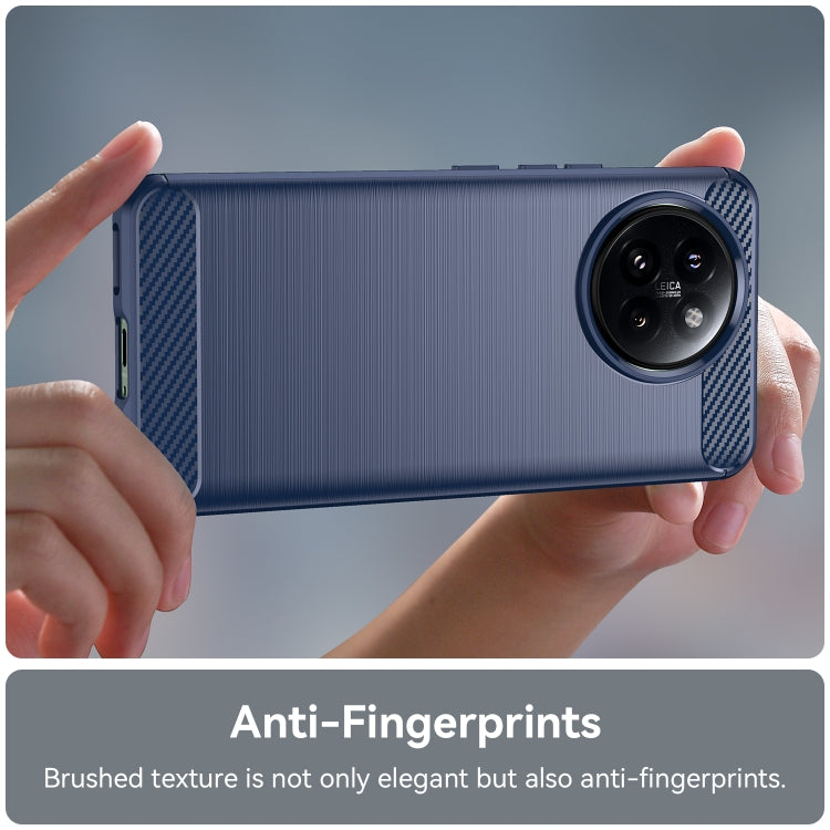 For Xiaomi Civi 4 Pro Carbon Fiber Brushed Texture TPU Phone Case
