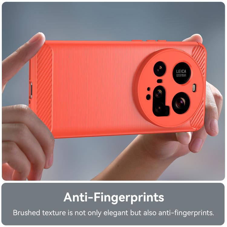 For Xiaomi 15 Ultra Carbon Fiber Brushed Texture TPU Phone Case