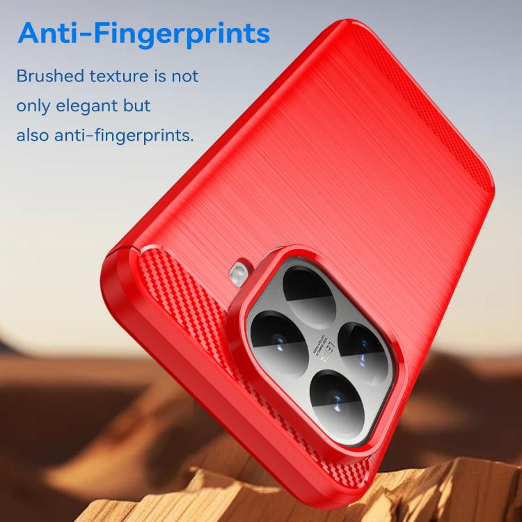 For Xiaomi 15T Pro 5G Carbon Fiber Brushed Texture TPU Phone Case