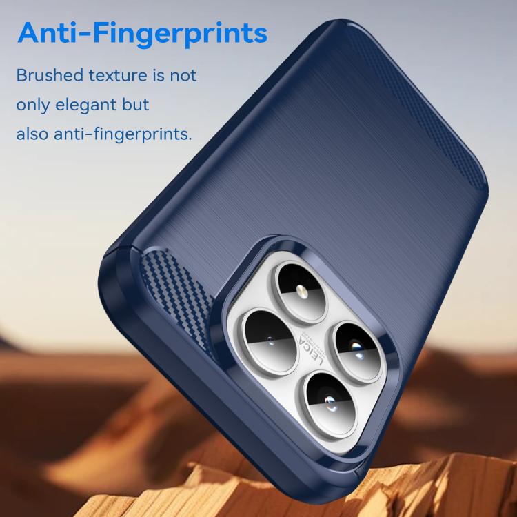 For Xiaomi 17 Carbon Fiber Brushed Texture TPU Phone Case