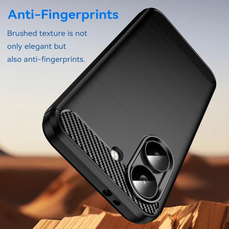 For Xiaomi Poco X8 Pro 5G Carbon Fiber Brushed Texture TPU Phone Case