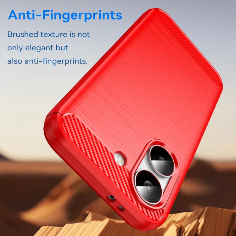 For Xiaomi Poco X8 Pro 5G Carbon Fiber Brushed Texture TPU Phone Case