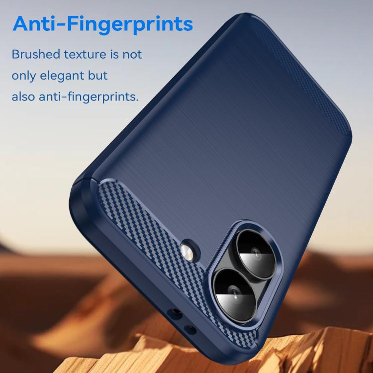 For Xiaomi Poco X8 Pro 5G Carbon Fiber Brushed Texture TPU Phone Case