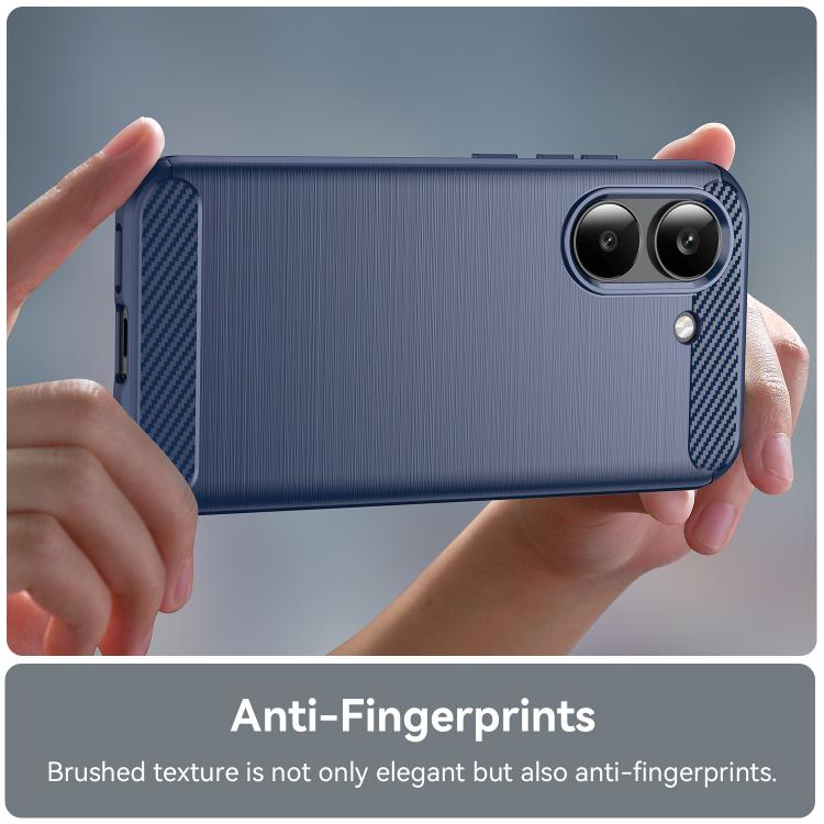 For Xiaomi Poco X8 Pro 5G Carbon Fiber Brushed Texture TPU Phone Case
