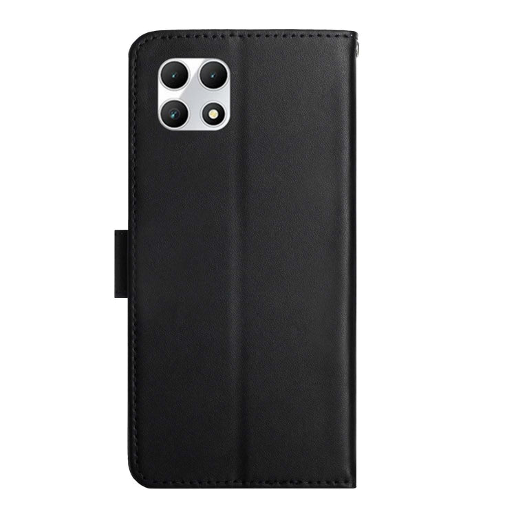 For T-Mobile REVVL 7 5G HT02 Genuine Leather Fingerprint-proof Flip Phone Case