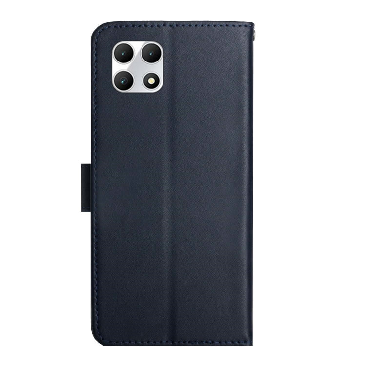 For T-Mobile REVVL 7 5G HT02 Genuine Leather Fingerprint-proof Flip Phone Case