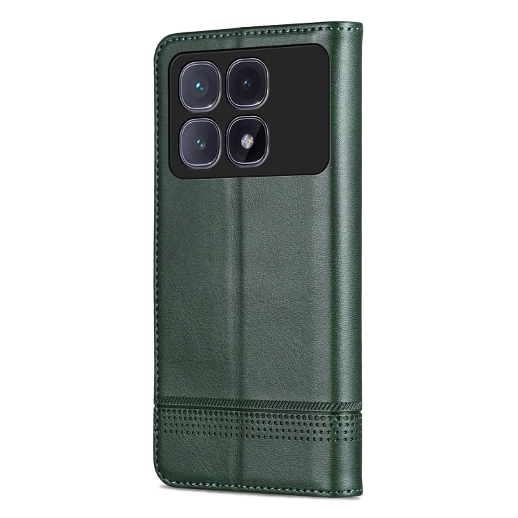 For Redmi K70 Ultra AZNS Magnetic Calf Texture Flip Leather Phone Case