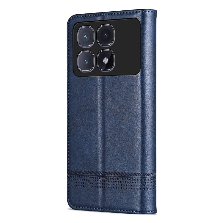 For Redmi K70 Ultra AZNS Magnetic Calf Texture Flip Leather Phone Case