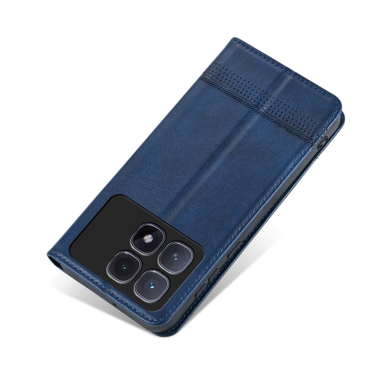 For Redmi K70 Ultra AZNS Magnetic Calf Texture Flip Leather Phone Case