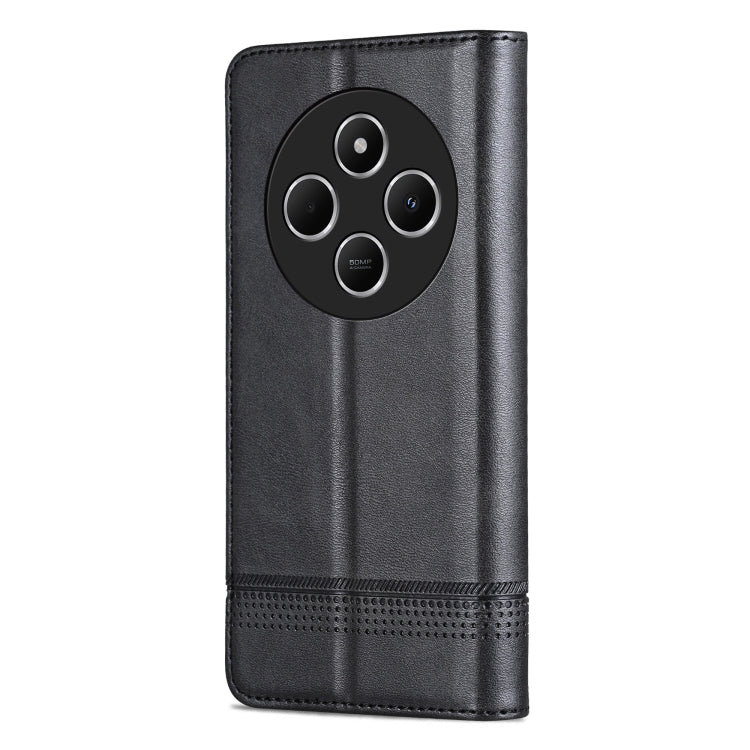 For Redmi 14C 4G AZNS Magnetic Calf Texture Flip Leather Phone Case