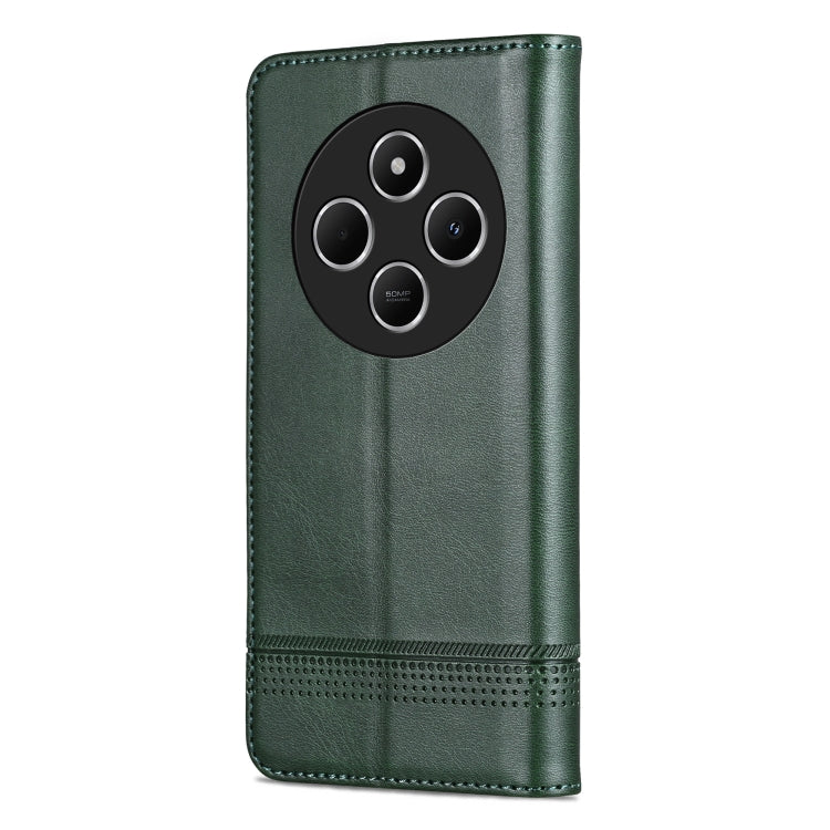 For Redmi 14C 4G AZNS Magnetic Calf Texture Flip Leather Phone Case