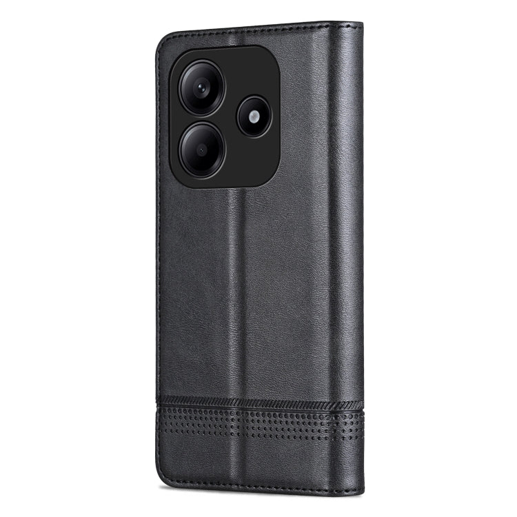 For Redmi Note 14 5G AZNS Magnetic Calf Texture Flip Leather Phone Case