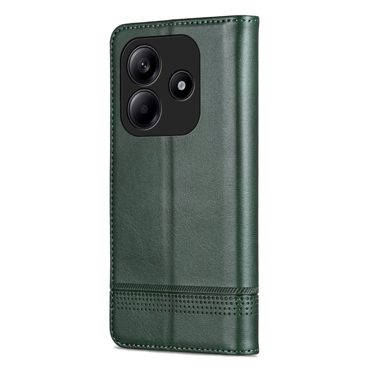For Redmi Note 14 5G AZNS Magnetic Calf Texture Flip Leather Phone Case