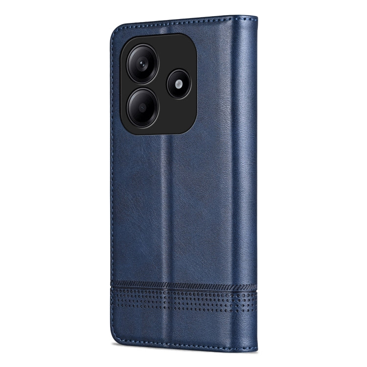 For Redmi Note 14 5G AZNS Magnetic Calf Texture Flip Leather Phone Case