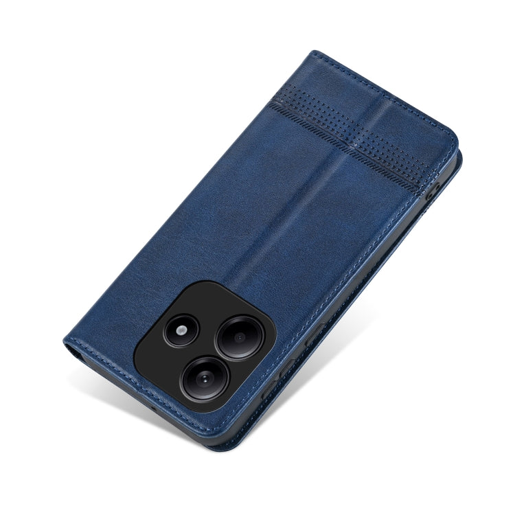 For Redmi Note 14 5G AZNS Magnetic Calf Texture Flip Leather Phone Case