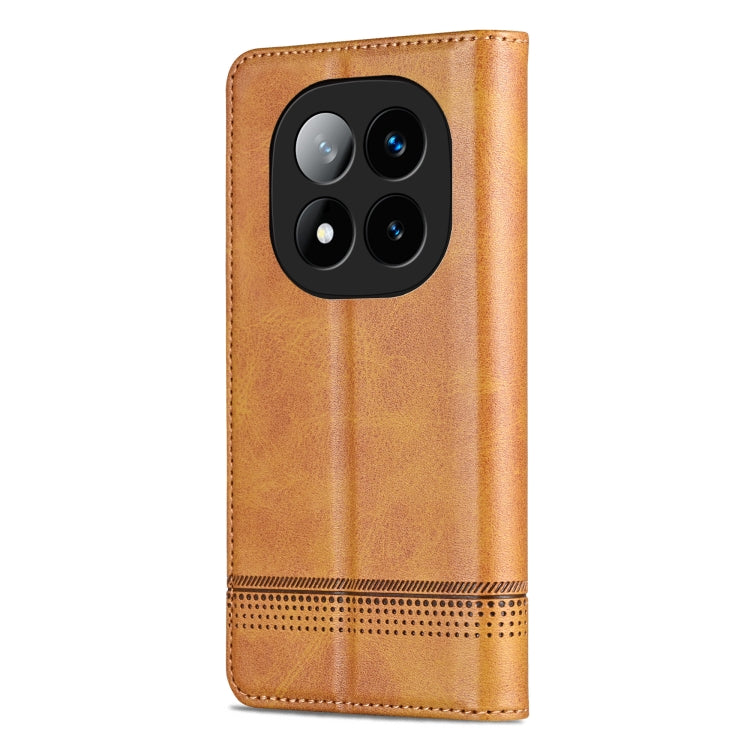For Redmi Note 14 Pro+ 5G AZNS Magnetic Calf Texture Flip Leather Phone Case