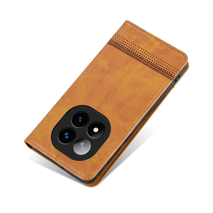 For Redmi Note 14 Pro+ 5G AZNS Magnetic Calf Texture Flip Leather Phone Case