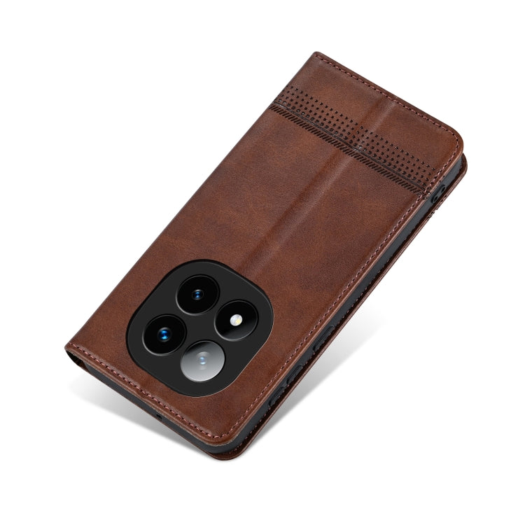 For Redmi Note 14 Pro+ 5G AZNS Magnetic Calf Texture Flip Leather Phone Case