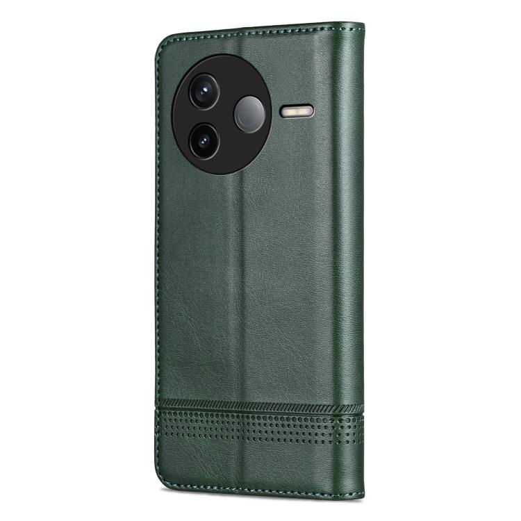 For Redmi K80 AZNS Magnetic Calf Texture Flip Leather Phone Case