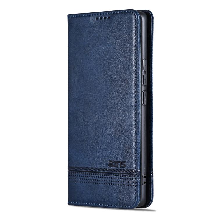 For Redmi K80 AZNS Magnetic Calf Texture Flip Leather Phone Case