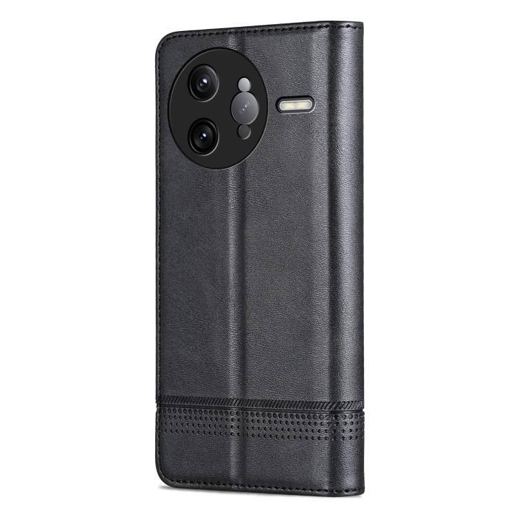 For Redmi K80 Pro AZNS Magnetic Calf Texture Flip Leather Phone Case