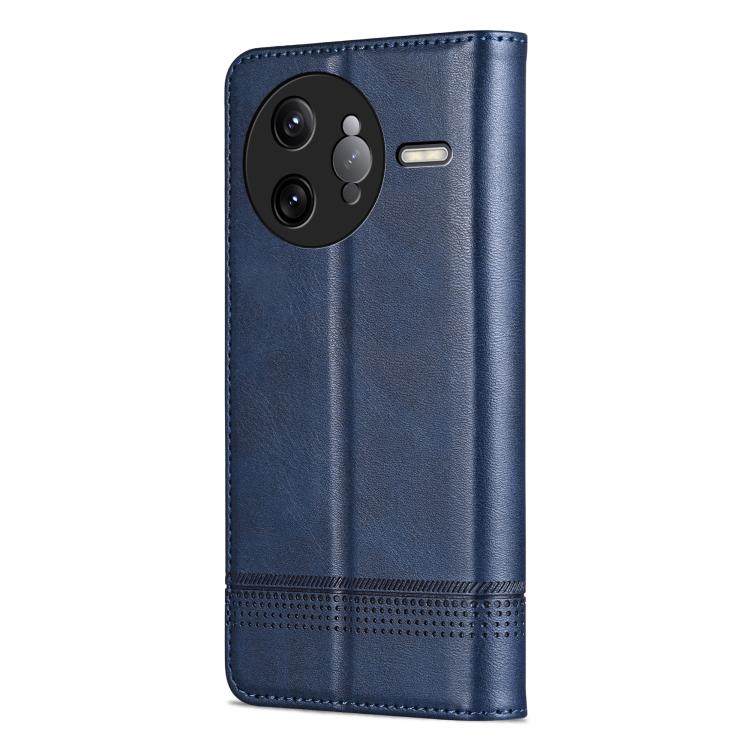 For Redmi K80 Pro AZNS Magnetic Calf Texture Flip Leather Phone Case