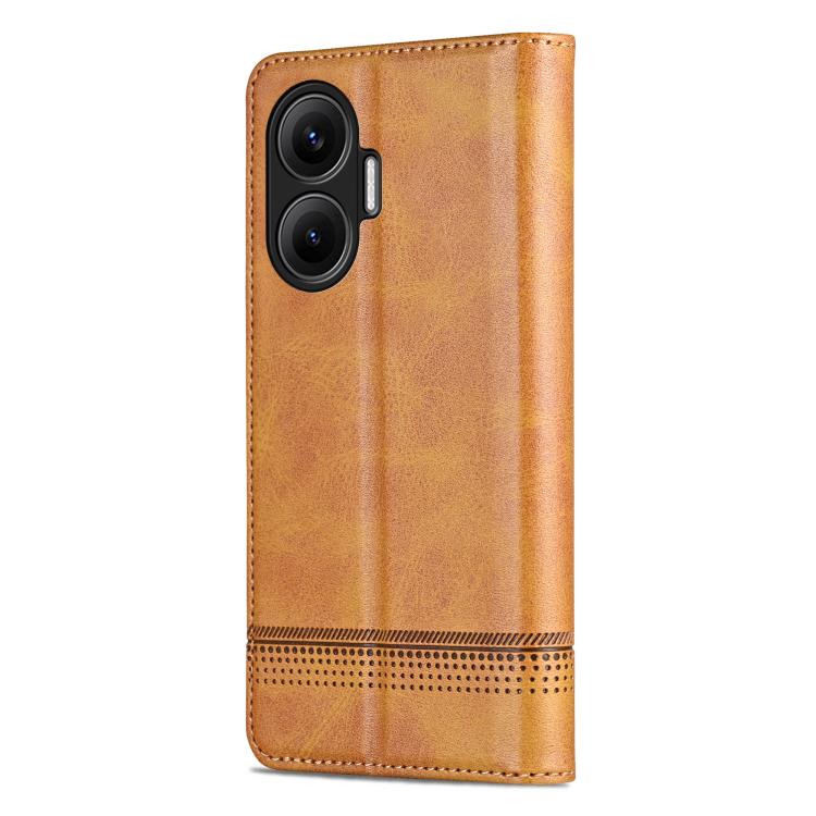 For Redmi Turbo 4 Pro AZNS Magnetic Calf Texture Flip Leather Phone Case