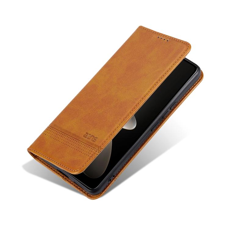 For Redmi Turbo 4 Pro AZNS Magnetic Calf Texture Flip Leather Phone Case