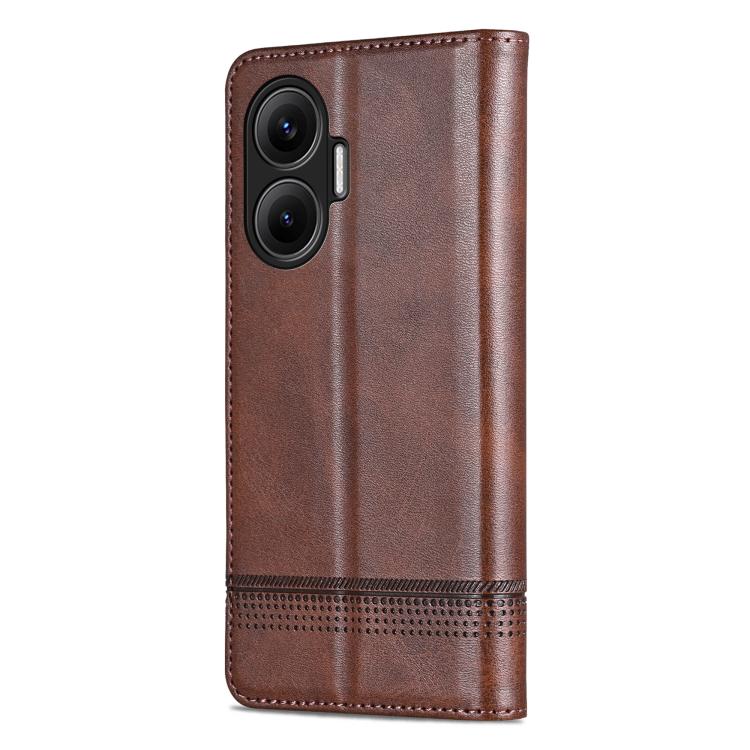 For Redmi Turbo 4 Pro AZNS Magnetic Calf Texture Flip Leather Phone Case