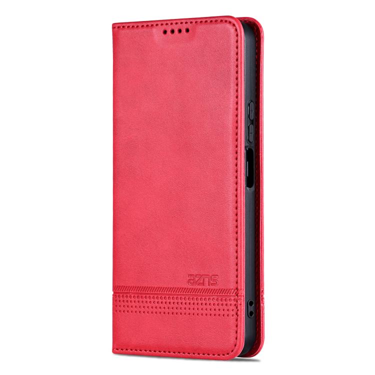 For Redmi 15C 5G/4G EU 173mm/Poco C85 5G AZNS Magnetic Calf Texture Flip Leather Phone Case