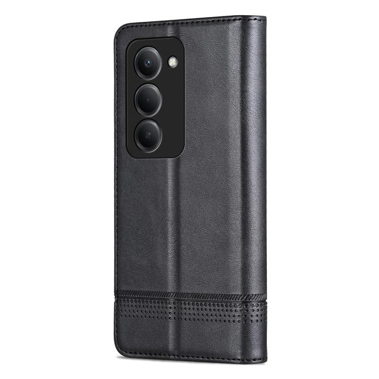 For Redmi 15 5G Global / 15 4G SEA 169.5mm AZNS Magnetic Calf Texture Flip Leather Phone Case