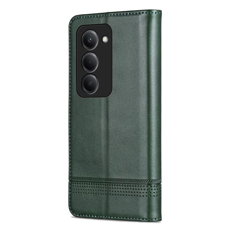 For Redmi 15 5G Global / 15 4G SEA 169.5mm AZNS Magnetic Calf Texture Flip Leather Phone Case