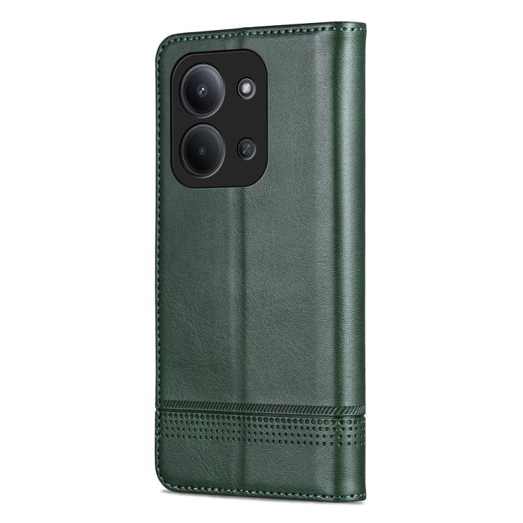For Redmi 15C 5G / 4G Global 171mm AZNS Magnetic Calf Texture Flip Leather Phone Case
