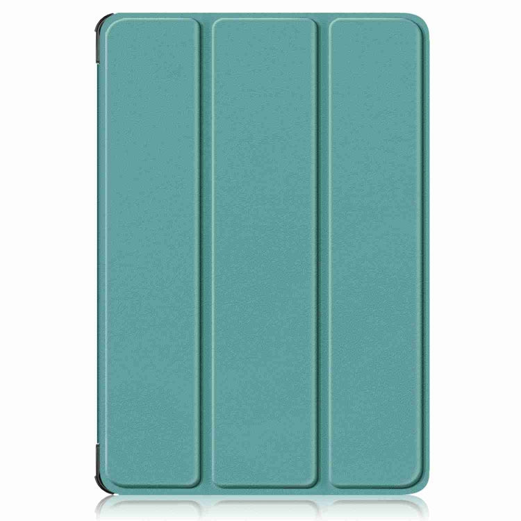 For Huawei MatePad 11.5S Custer Texture 3-Fold Holder Smart Leather Tablet Case