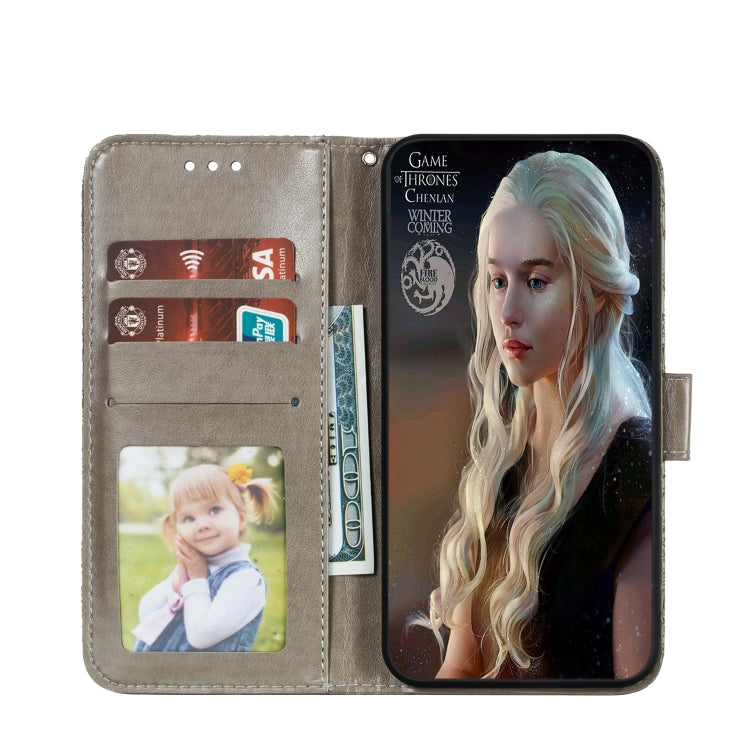 For iPhone 12 Pro Max Lace Flower Horizontal Flip Leather Case with Holder & Card Slots & Wallet & Photo Frame
