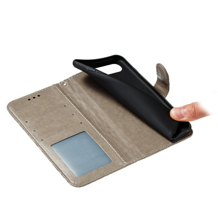 For LG K41S Lace Flower Horizontal Flip Leather Case with Holder & Card Slots & Wallet & Photo Frame