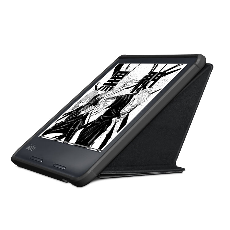 For Kobo Libra Colour 2024 Solid Color Deformation TPU Leather Smart Tablet Case