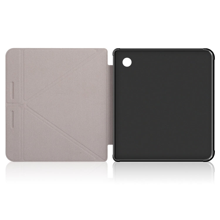 For Kobo Libra Colour 2024 Solid Color Deformation TPU Leather Smart Tablet Case