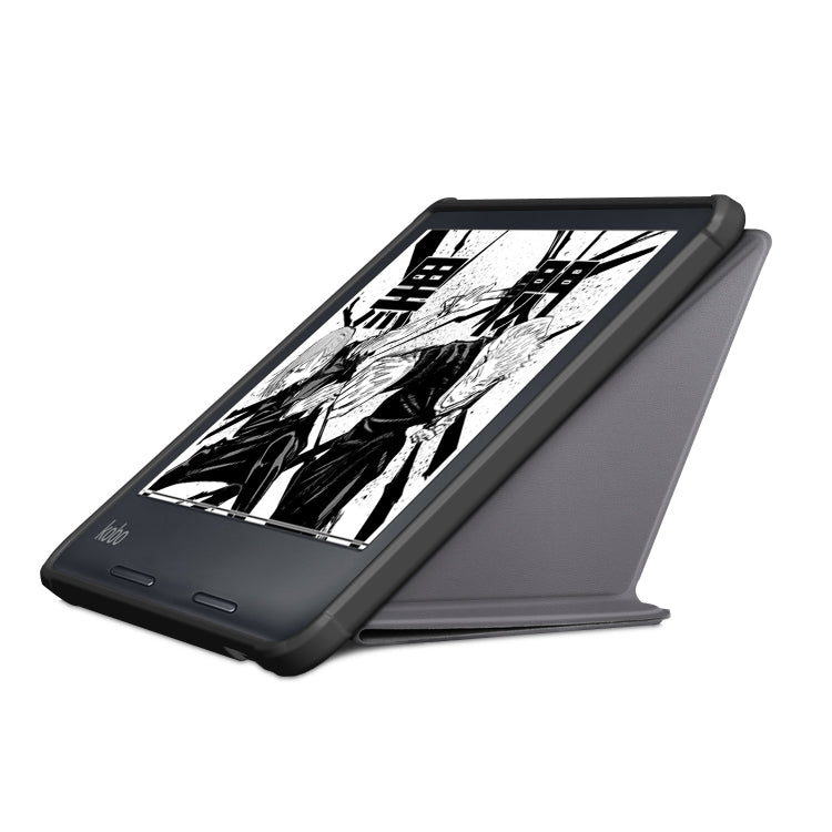 For Kobo Libra Colour 2024 Solid Color Deformation TPU Leather Smart Tablet Case