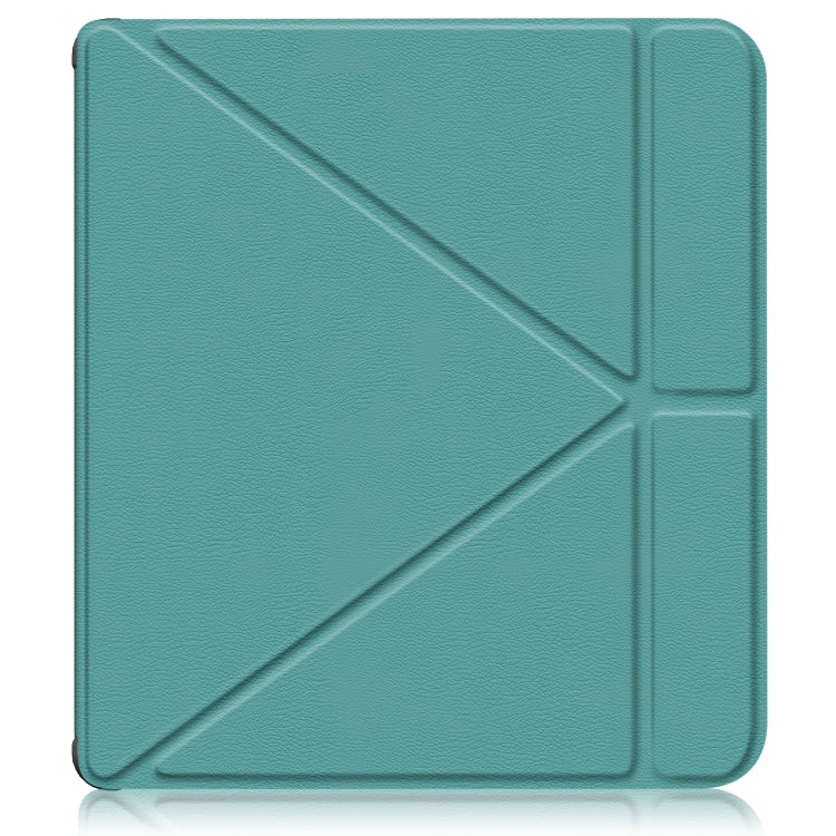 For Kobo Libra Colour 2024 Solid Color Deformation TPU Leather Smart Tablet Case