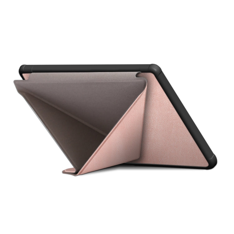 For Kobo Libra Colour 2024 Solid Color Deformation TPU Leather Smart Tablet Case