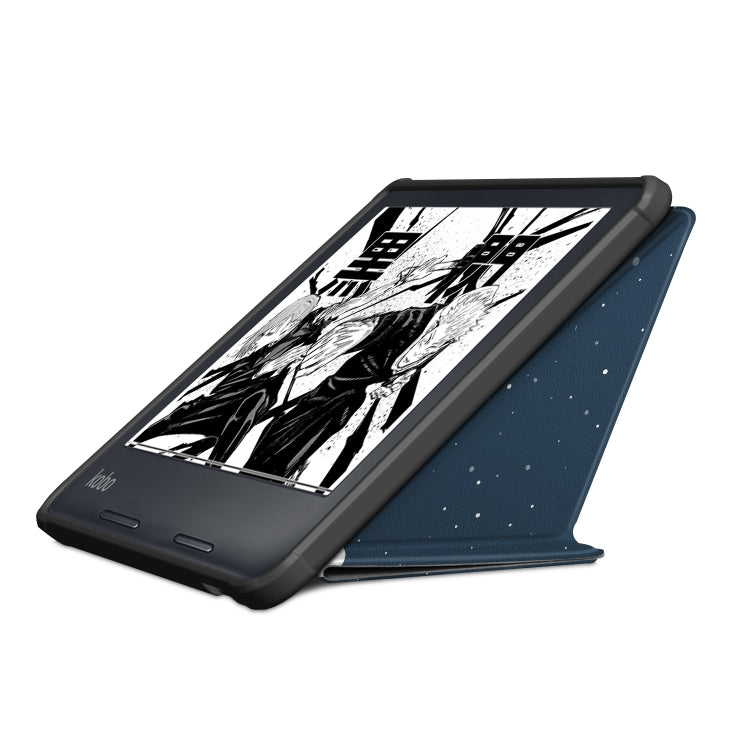 For Kobo Libra Colour 2024 Solid Color Deformation TPU Leather Smart Tablet Case