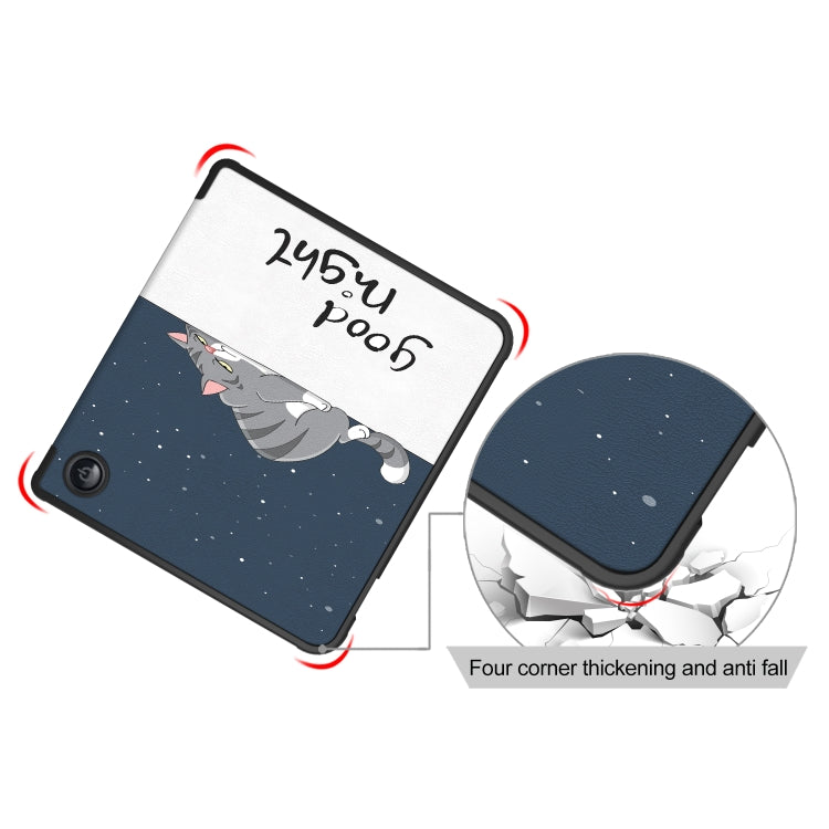 For Kobo Libra Colour 2024 Solid Color Deformation TPU Leather Smart Tablet Case