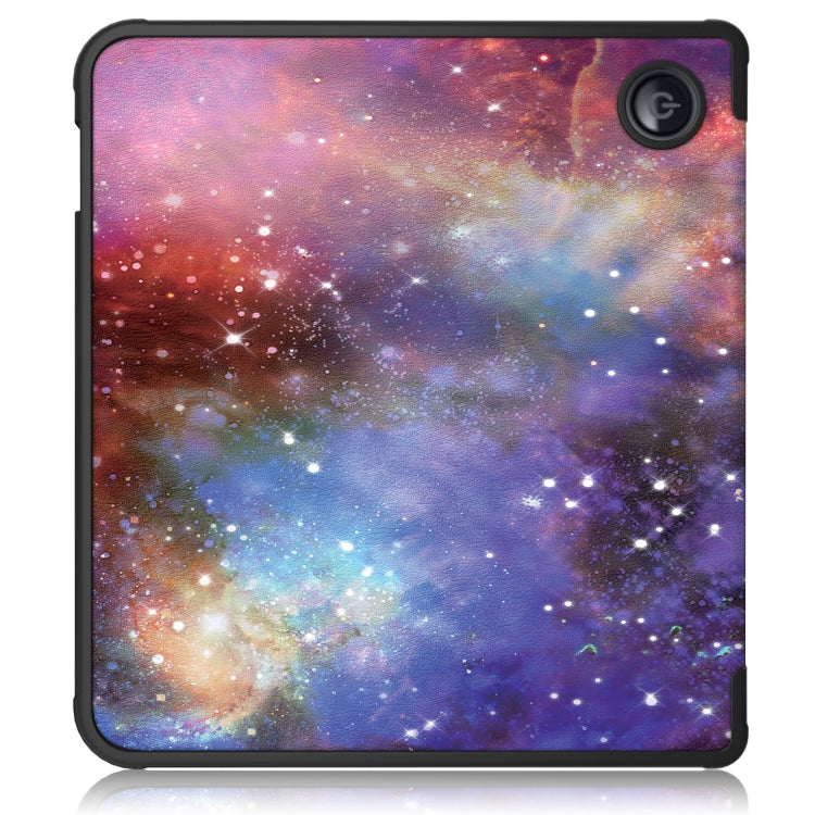 For Kobo Libra Colour 2024 Solid Color Deformation TPU Leather Smart Tablet Case