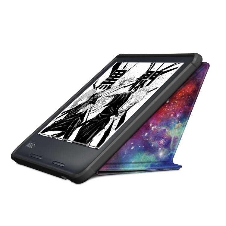 For Kobo Libra Colour 2024 Solid Color Deformation TPU Leather Smart Tablet Case