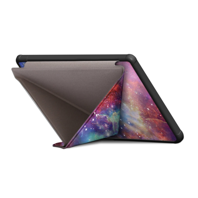 For Kobo Libra Colour 2024 Solid Color Deformation TPU Leather Smart Tablet Case