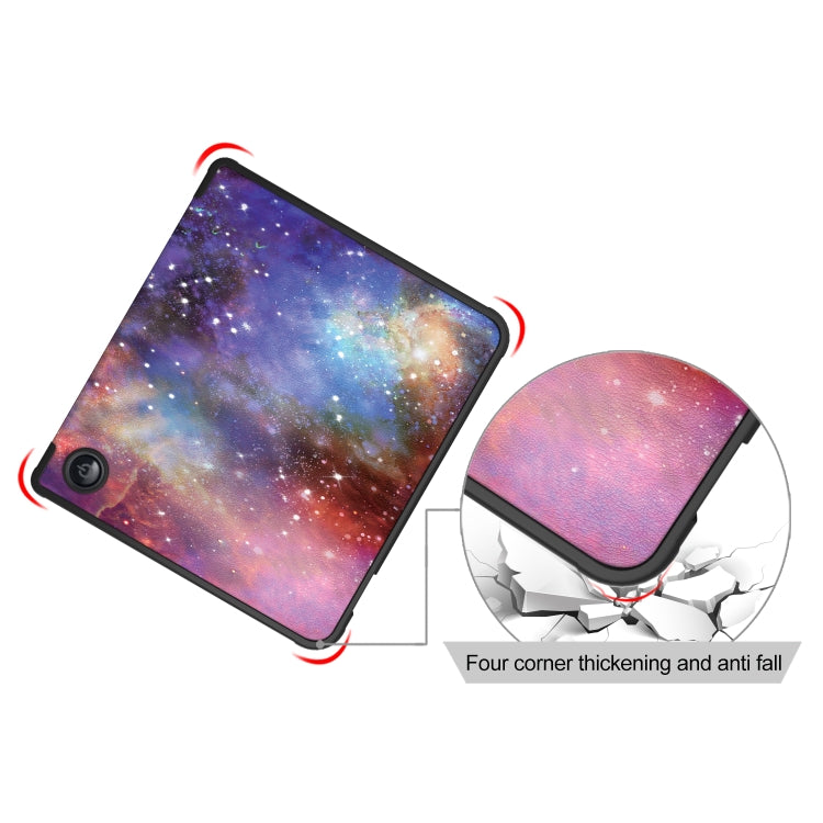 For Kobo Libra Colour 2024 Solid Color Deformation TPU Leather Smart Tablet Case