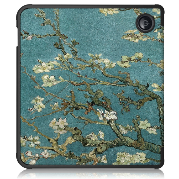 For Kobo Libra Colour 2024 Solid Color Deformation TPU Leather Smart Tablet Case