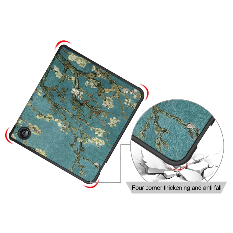 For Kobo Libra Colour 2024 Solid Color Deformation TPU Leather Smart Tablet Case